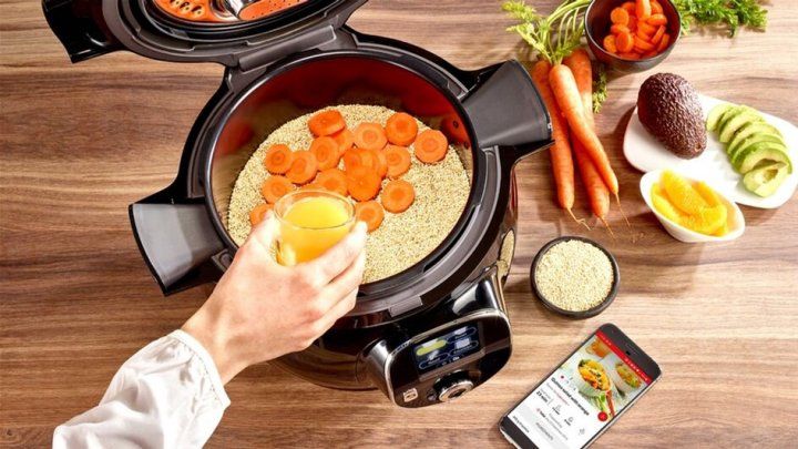 Мультиварка-скороварка TEFAL Cook4me + Connect CY855830