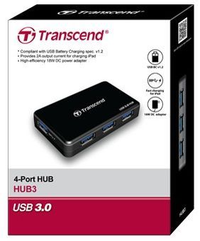 USB-хаб Transcend SuperSpeed Hub TS-HUB3K USB 3.0