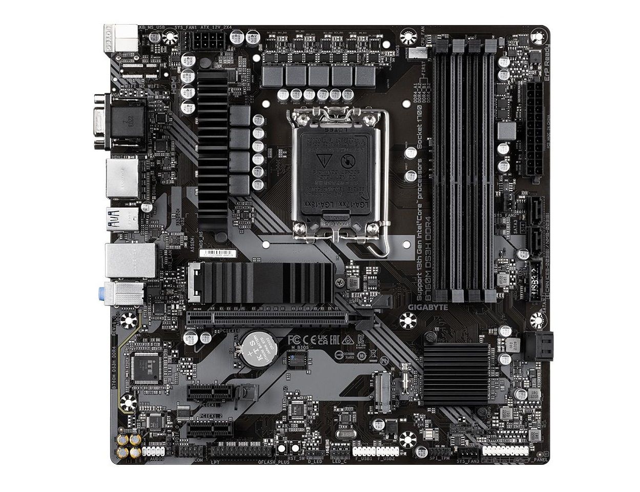 Материнська плата GIGABYTE B760M DS3H DDR4