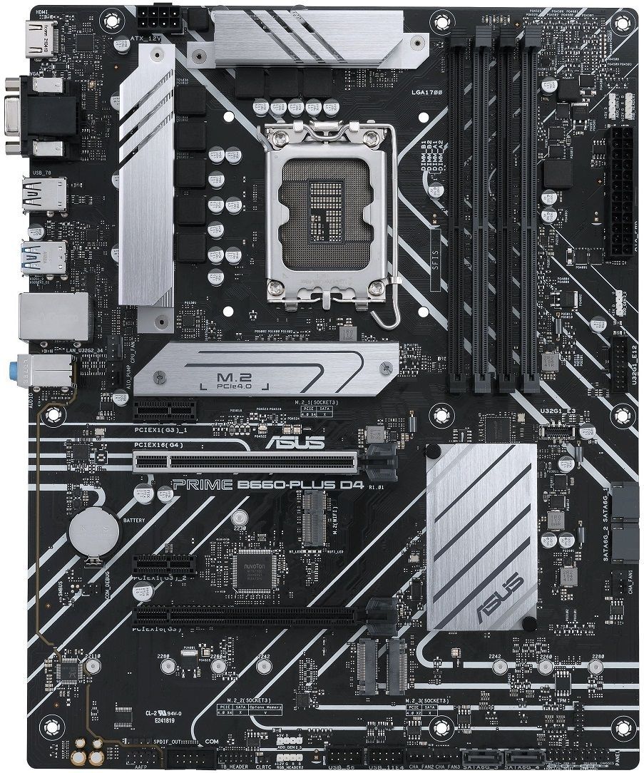 Материнська плата ASUS PRIME B660-PLUS D4 (90MB18X0-M1EAY0)