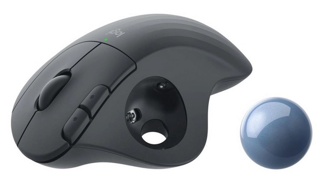 Миша комп'ютерна Logitech ERGO M575 For Business, Graphite (910-006221)