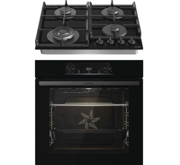 Електрична духова шафа Gorenje BO6735E05B + варильна поверхня GTW641EB 