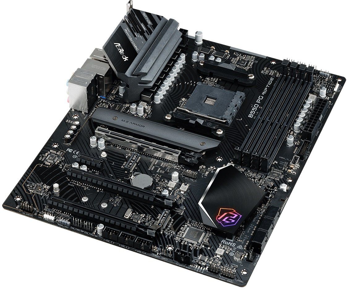 ASRock Материнcька плата B550 PG RIPTIDE sAM4 B550 4xDDR4 HDMI M.2 Type-C PDIF ATX