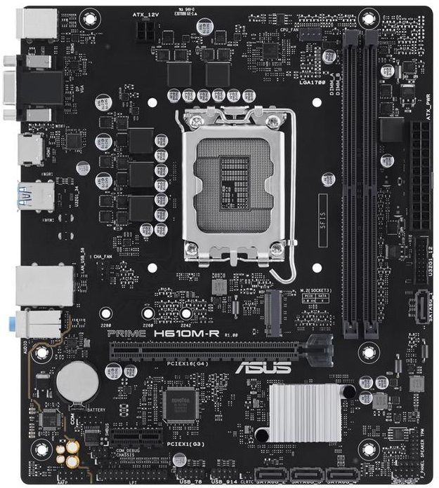Материнська плата ASUS PRIME H610M-R-SI (90MB1GL0-M0ECY0)