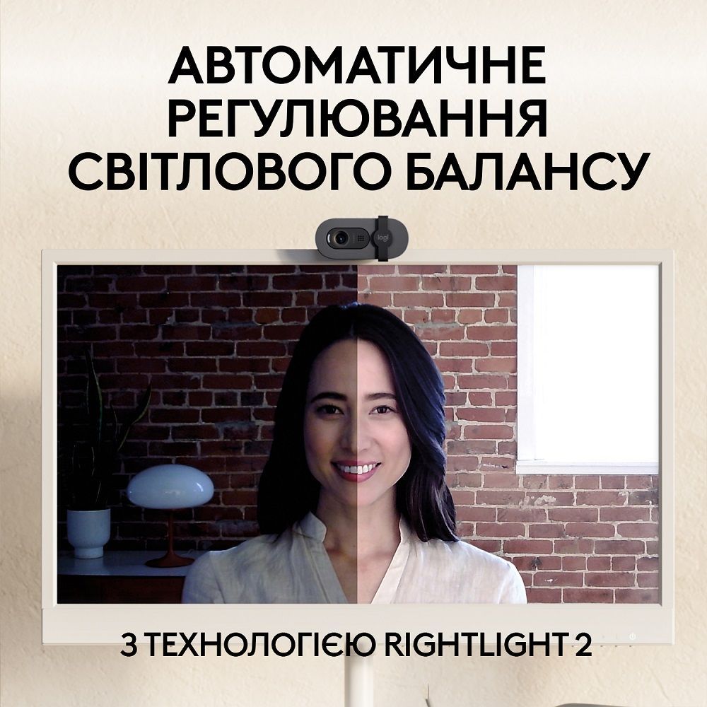Веб-камера Logitech BRIO 105 FHD GRAPHITE (960-001592) 