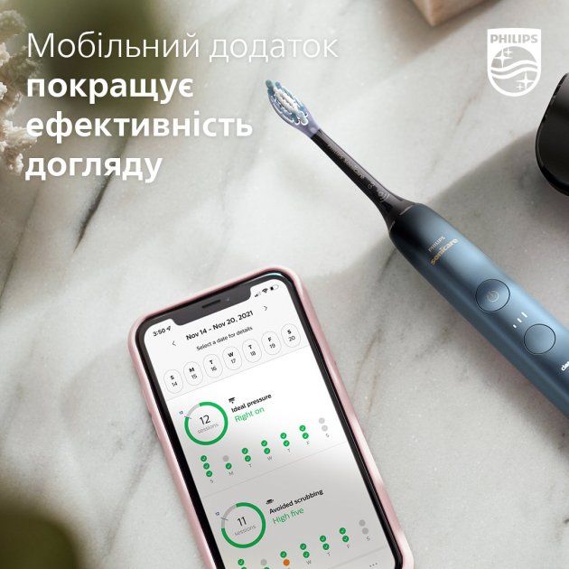 Електрична зубна щітка Philips Sonicare HX9911/88 Diamond Clean