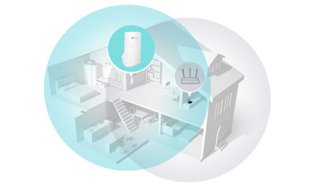 TP-Link Повторювач Wi-Fi сигналу RE220 AC750 1xFE LAN