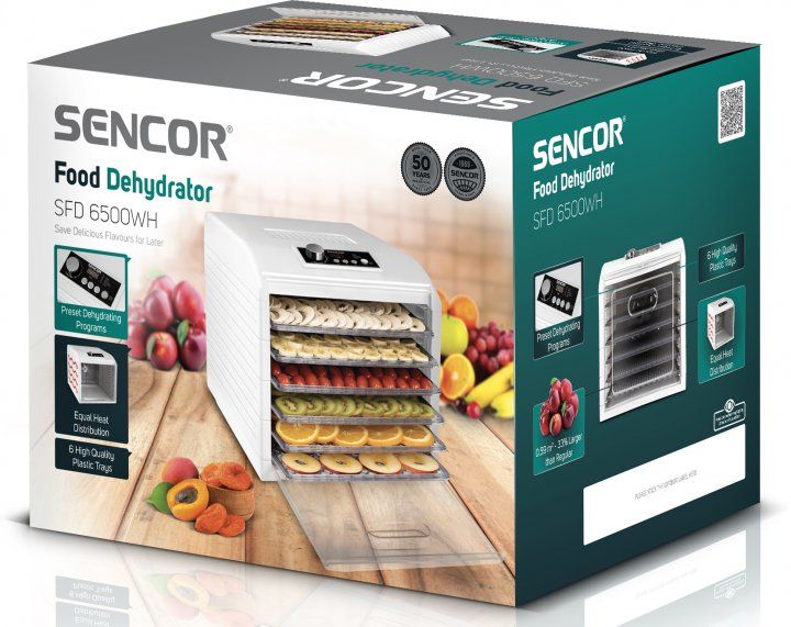Сушарка для овочів і фруктів SENCOR SFD 6500WH