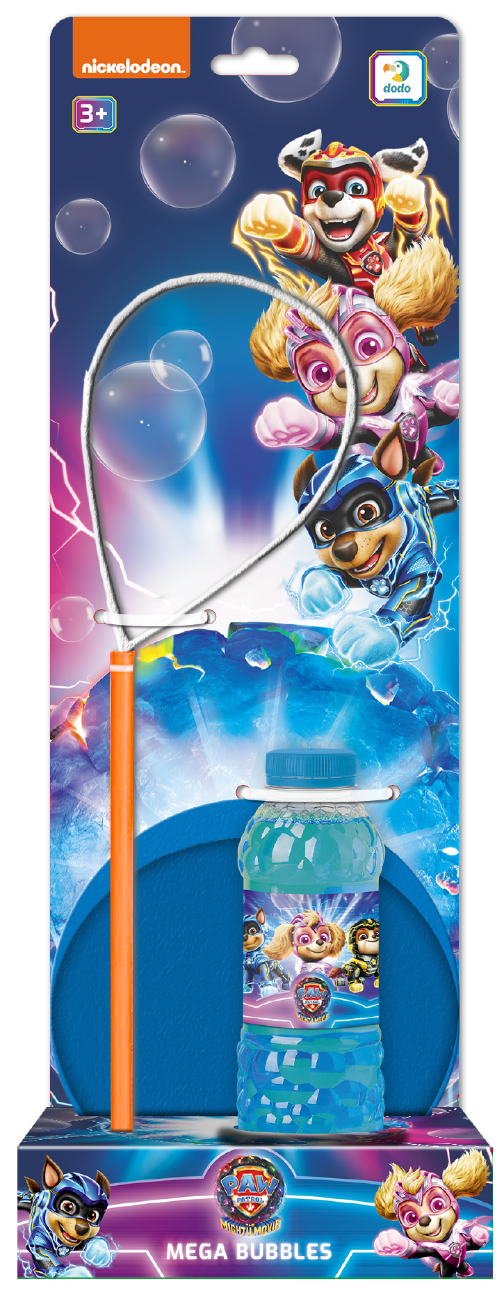 Мильні бульбашки Dodo Mega Bubbles Paw Patrol 450 мл з тарілочкою