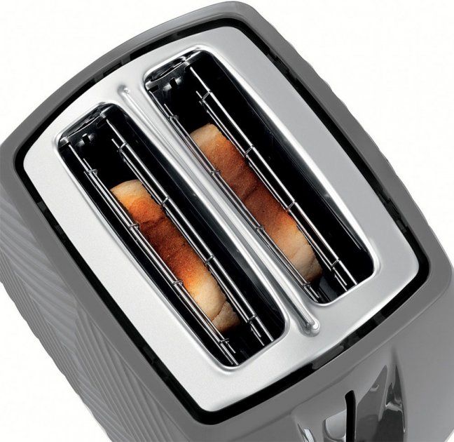 Тостер RUSSELL HOBBS Groove 2S Grey 26392-56