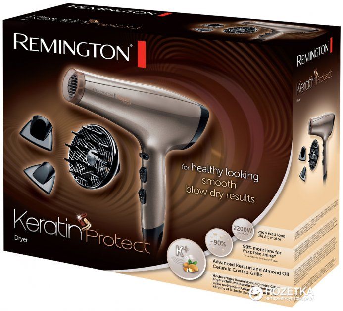Фен REMINGTON AC8002 Keratin Protect