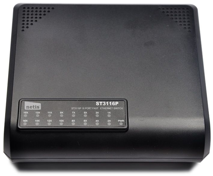 Комутатор Netis ST3116P 16 Ports 10/100Mbps Fast Ethernet Switch
