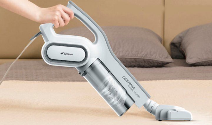 Пилососи без мішка DEERMA Stick Vacuum Cleaner Cord White DX700