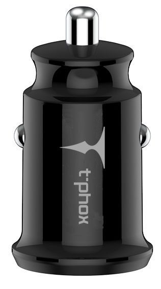 Автомобільний зарядний пристрій T-PHOX Charger Set 2.4A Dual + MicroUSB Black (T-S09 SET M B)