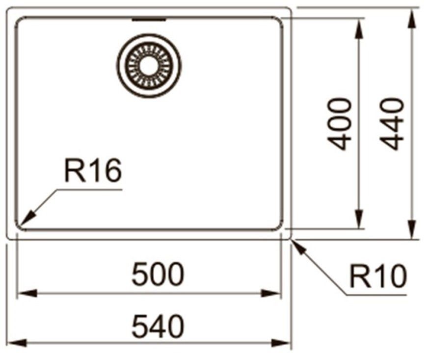 Franke Кухонна мийка Maris MRX 210-50/127.0598.747