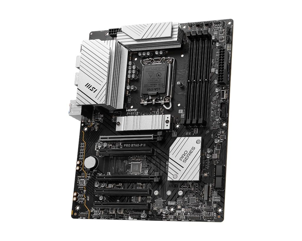 MSI Материнcька плата PRO B760-P II s1700 B760 4xDDR5 HDMI DP ATX