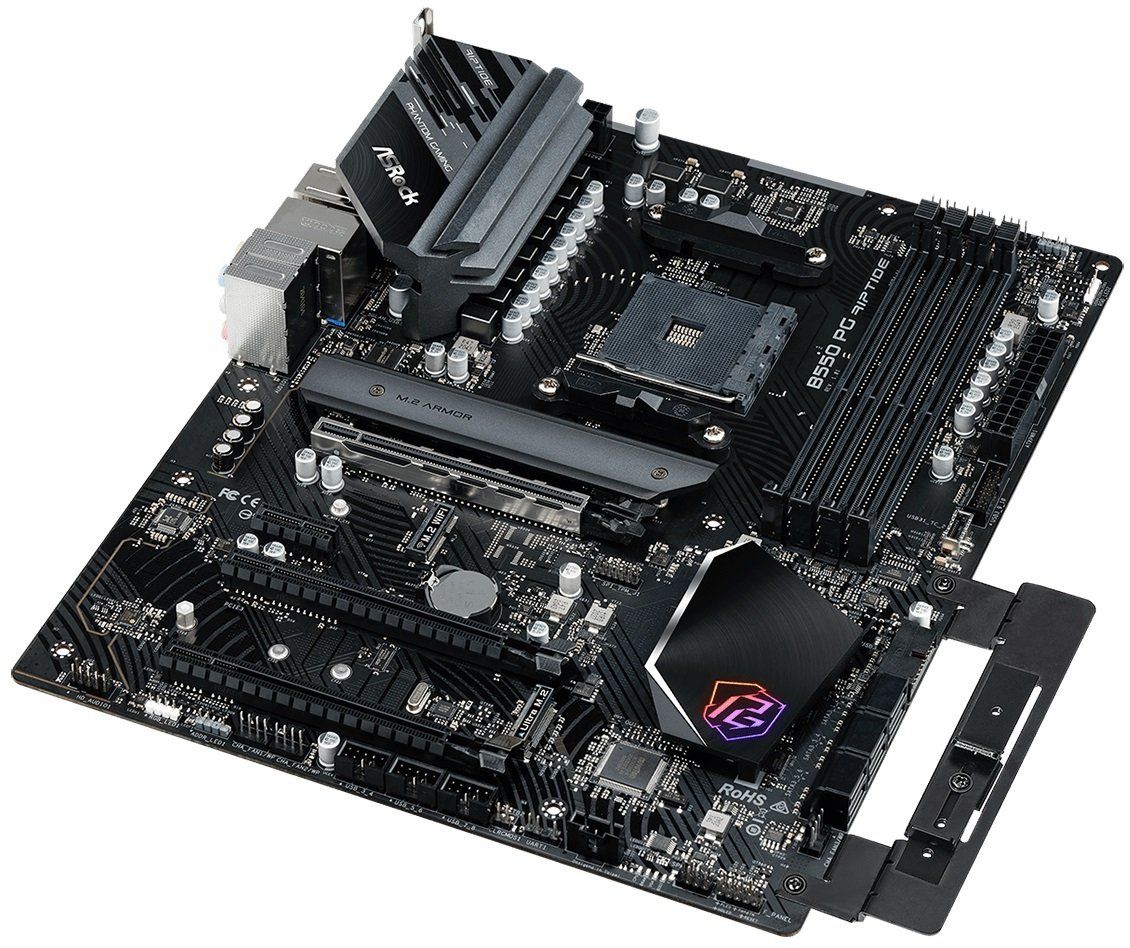 ASRock Материнcька плата B550 PG RIPTIDE sAM4 B550 4xDDR4 HDMI M.2 Type-C PDIF ATX
