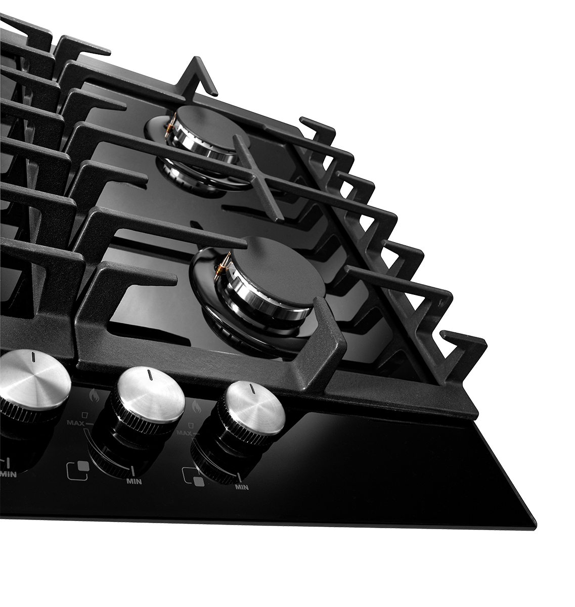 Газова варильна поверхня 60 cm загартоване скло Concept PDV7260bc BLACK