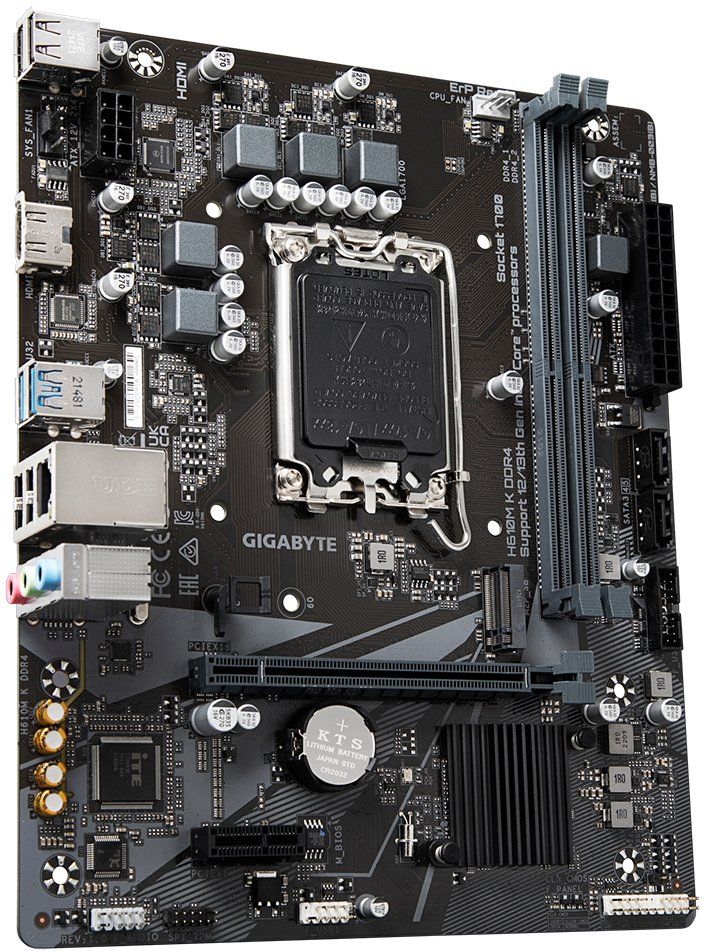 Материнська плата GIGABYTE H610M K DDR4
