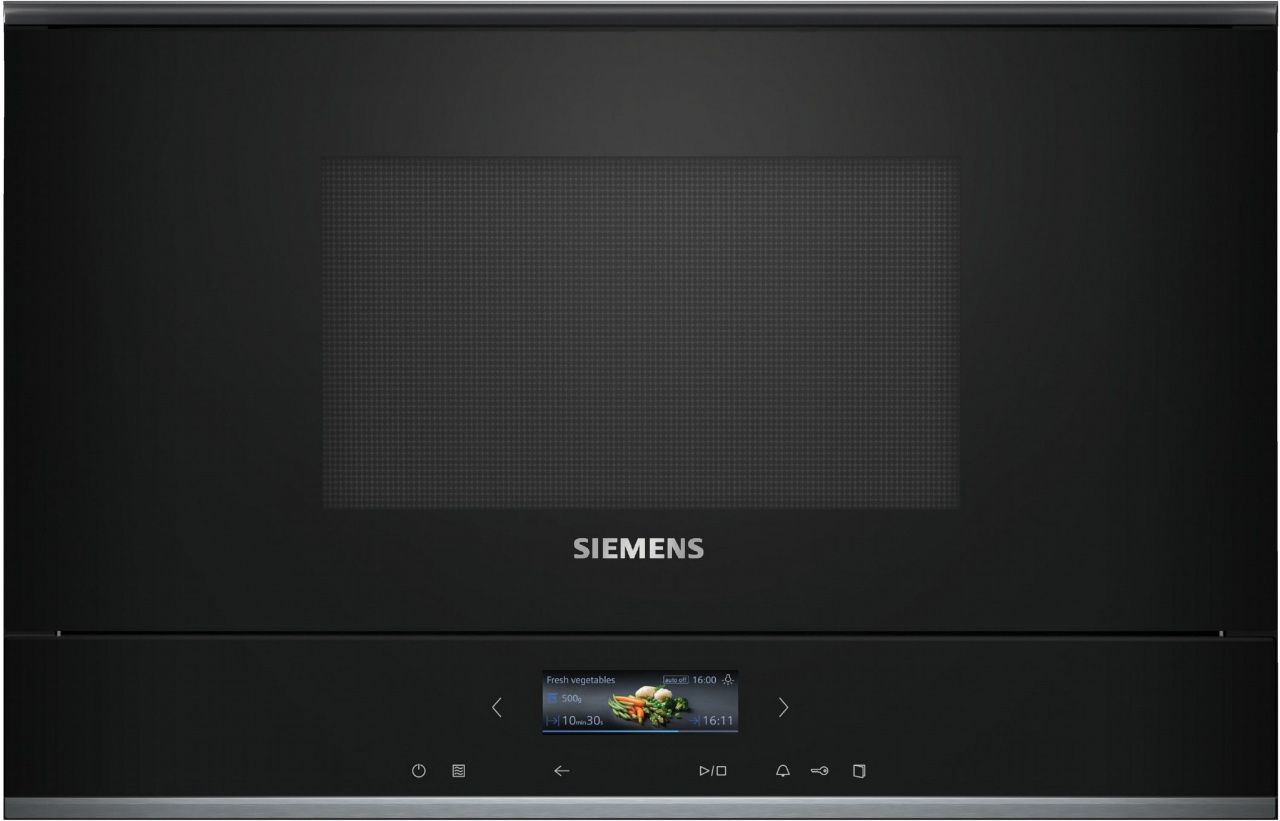 Вбудована мікрохвильова піч Siemens iQ700 BE732L1B1
