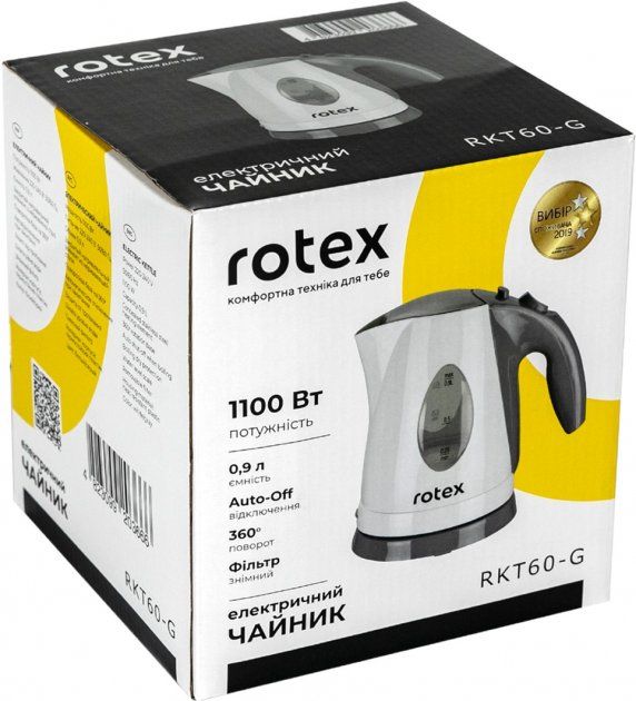 Електрочайник ROTEX RKT60-G