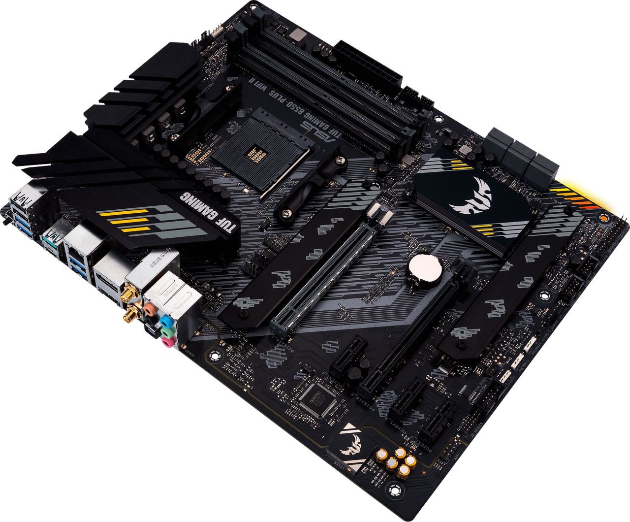 ASUS Материнcька плата TUF GAMING B550-PLUS WIFI II sAM4 B550 4xDDR4 M.2 HDMI DP Wi-Fi BT ATX