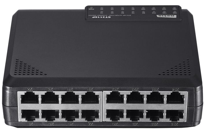 Комутатор Netis ST3116P 16 Ports 10/100Mbps Fast Ethernet Switch Комутатор Netis ST3116P 16 Ports 10/100Mbps Fast Ethernet Switch