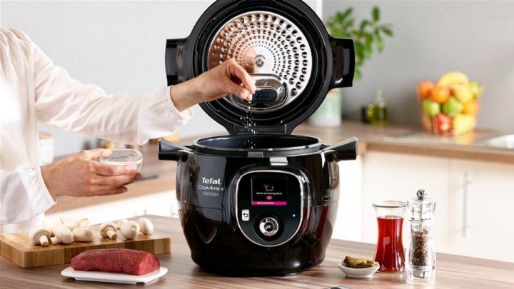 Мультиварка-скороварка TEFAL Cook4me + Connect CY855830