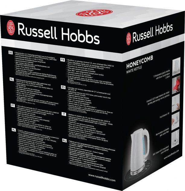Електрочайник RUSSELL HOBBS 26050-70 Honeycomb