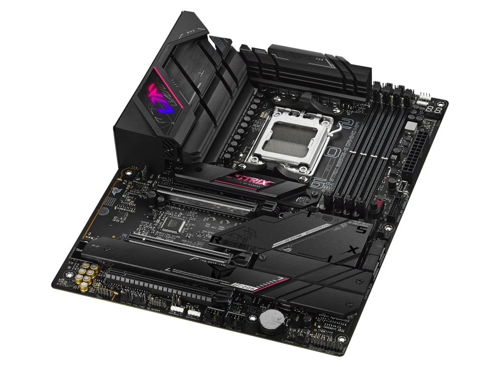 ASUS Материнcька плата ROG STRIX B650E-E GAMING WIFI sAM5 B650 4xDDR5 M.2 USB HDMI-DP WiFi BT