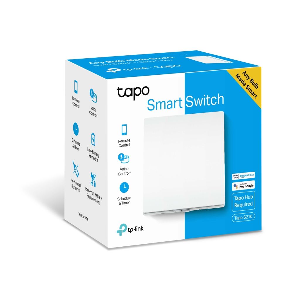 TP-Link Розумний перемикач світла Tapo S210 868 MHz 250V 4A