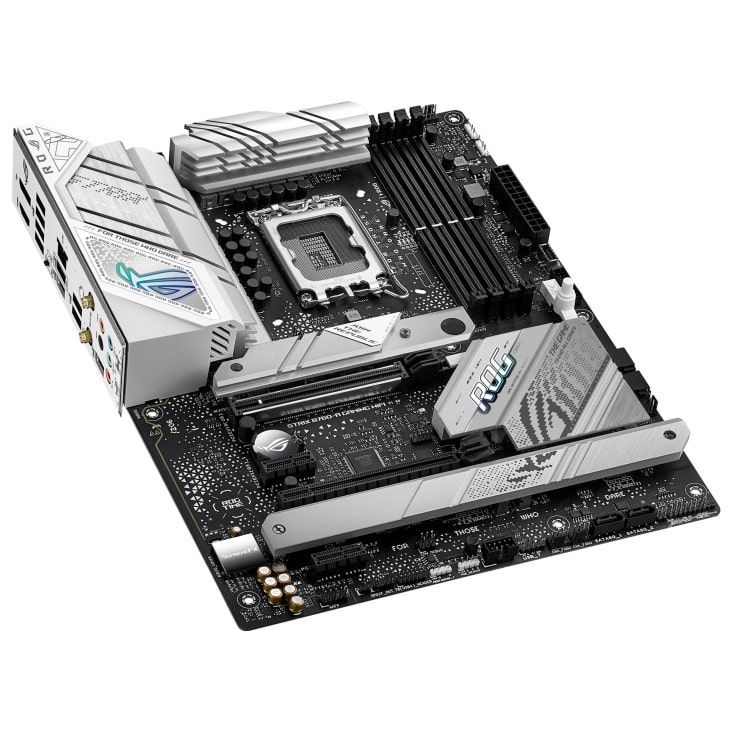 ASUS Материнcька плата ROG STRIX B760-A GAMING WIFI s1700 B760 4xDDR5 M.2 HDMI DP Wi-Fi BT ATX білий