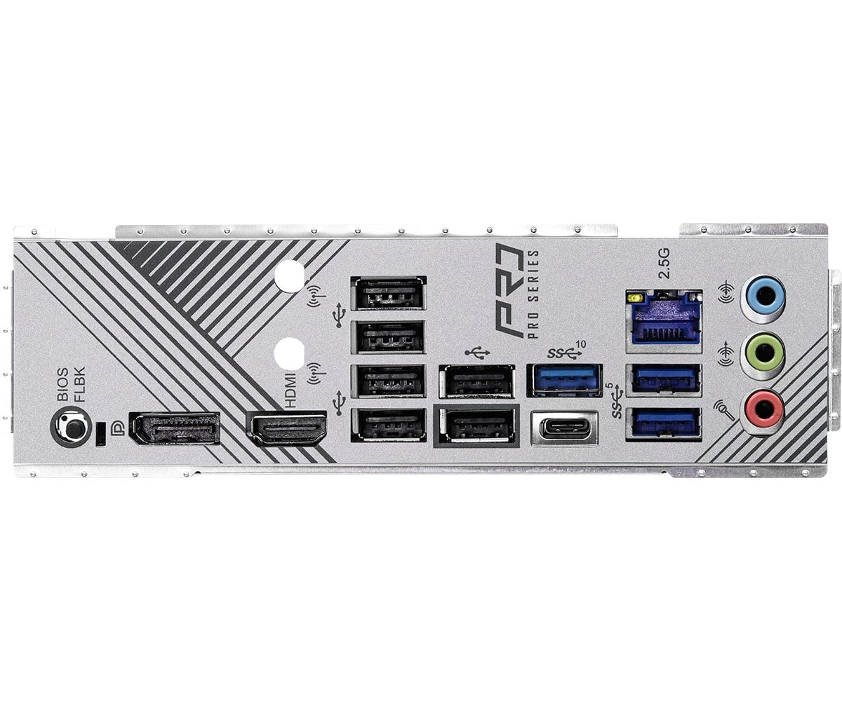 ASRock Материнська плата B650 PRO RS sAM5 B650 4xDDR5 HDMI DP ATX