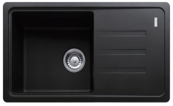 Кухонна мийка граніт FRANKE MALTA BSG 611-78 (114.0375.041) онікс + вентиль + сифон