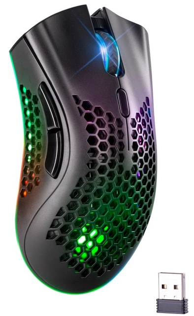Миша Defender Warlock GM-709L RGB, Black (52709)