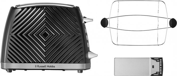 Тостер RUSSELL HOBBS Groove 2S Black 26390-56