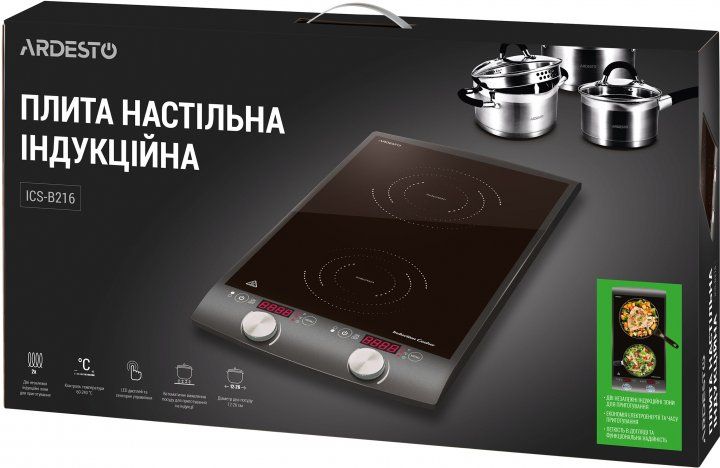 Настільна плита електрична Ardesto ICS-B216