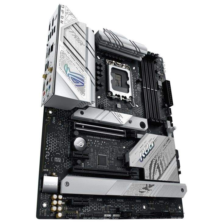 ASUS Материнcька плата ROG STRIX B760-A GAMING WIFI s1700 B760 4xDDR5 M.2 HDMI DP Wi-Fi BT ATX білий