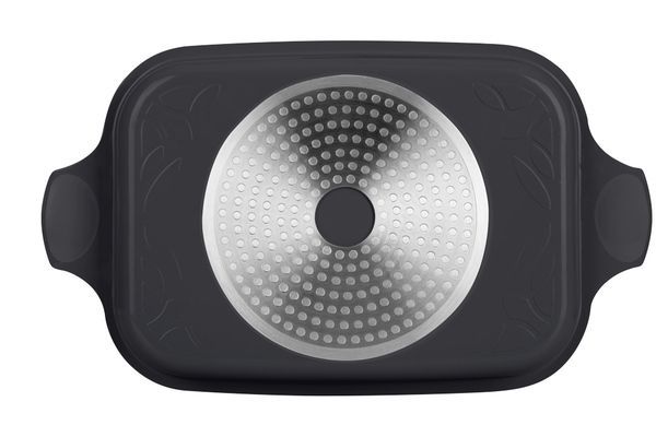 Гусятниця з грилем RINGEL Zitrone Black 34x24x13.5 см (6+3 л)