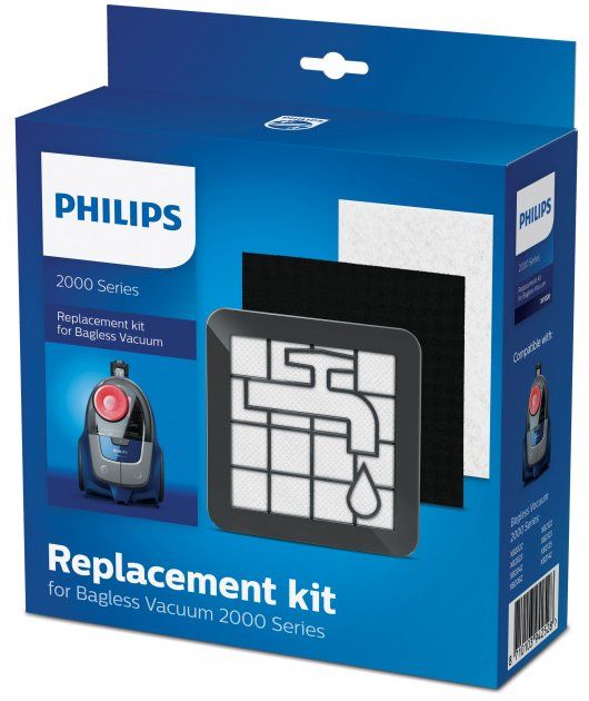 Набір змінних фільтрів для безмішкових пилососів Philips 2000 series XV1220/01