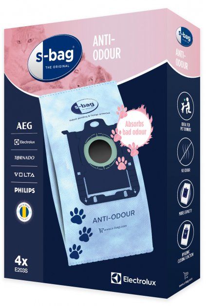 Набір мішків ELECTROLUX S-bag Clinic Anti Odour E203S