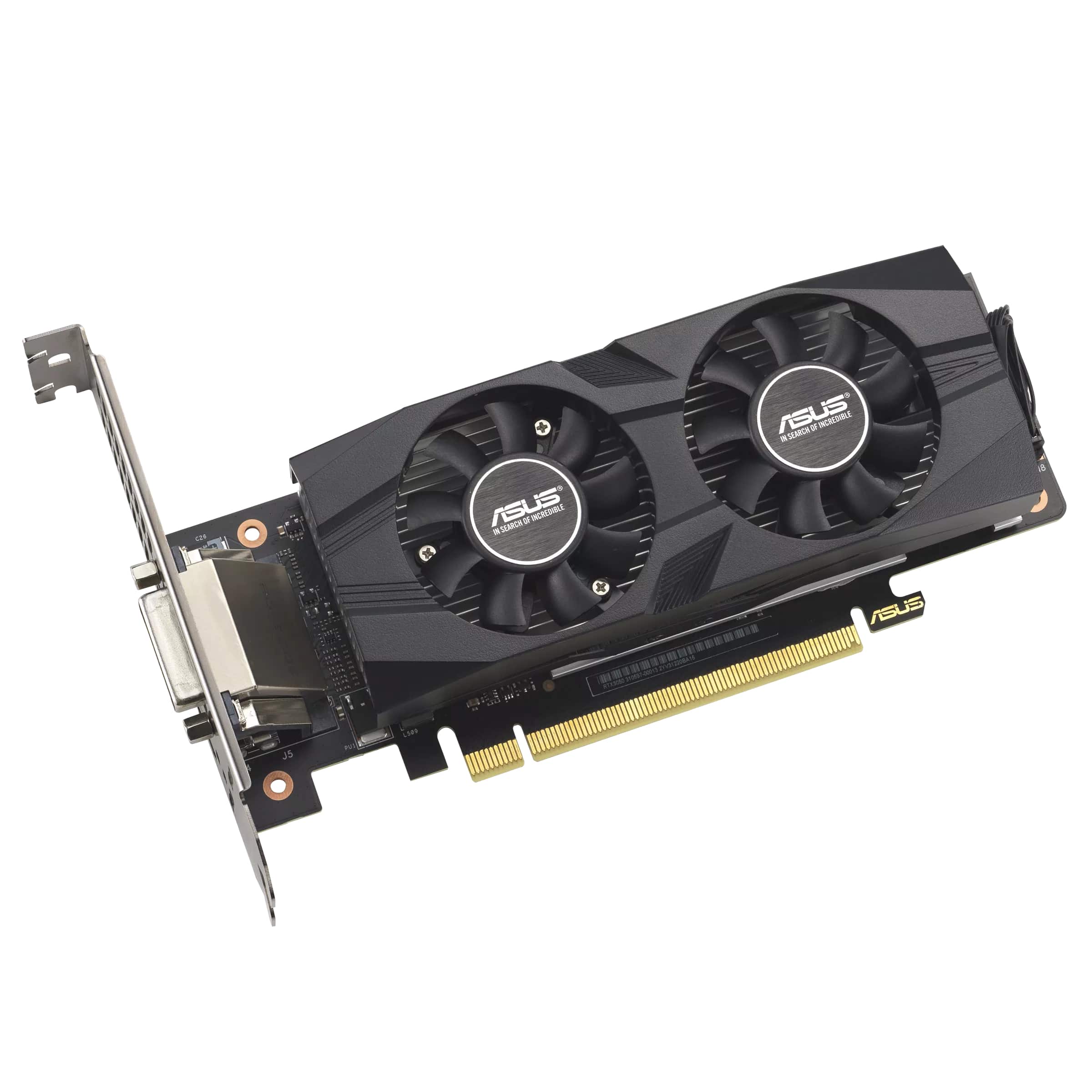 ASUS Відеокарта GeForce RTX 3050 6GB GDDR6 OC low profile RTX3050-O6G-LP-BRK
