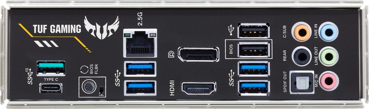 ASUS Материнcька плата TUF GAMING B550-PLUS sAM4 B550 4xDDR4 M.2 HDMI DP ATX