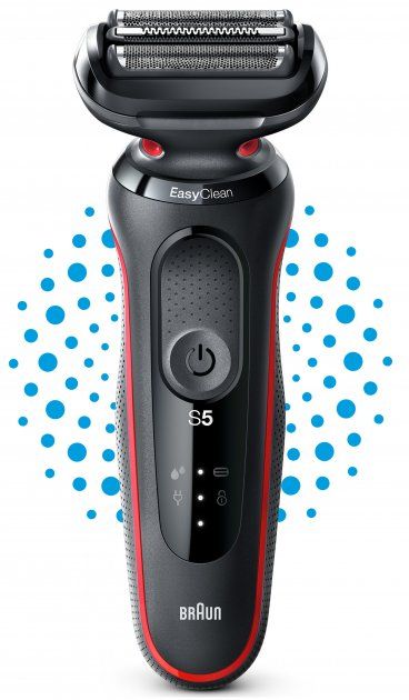 Електробритва Braun Series 5 51-R1000s BLACK / RED