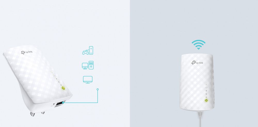 TP-Link Повторювач Wi-Fi сигналу RE220 AC750 1xFE LAN