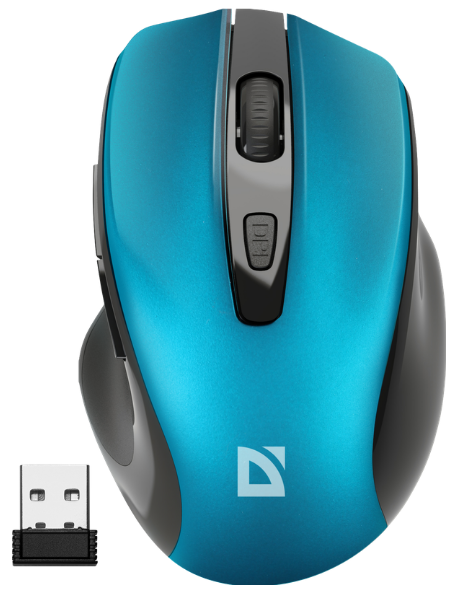 Миша Defender Prime MB-053 Wireless TURQUOISE (52054) 