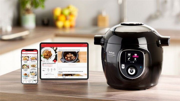 Мультиварка-скороварка TEFAL Cook4me + Connect CY855830