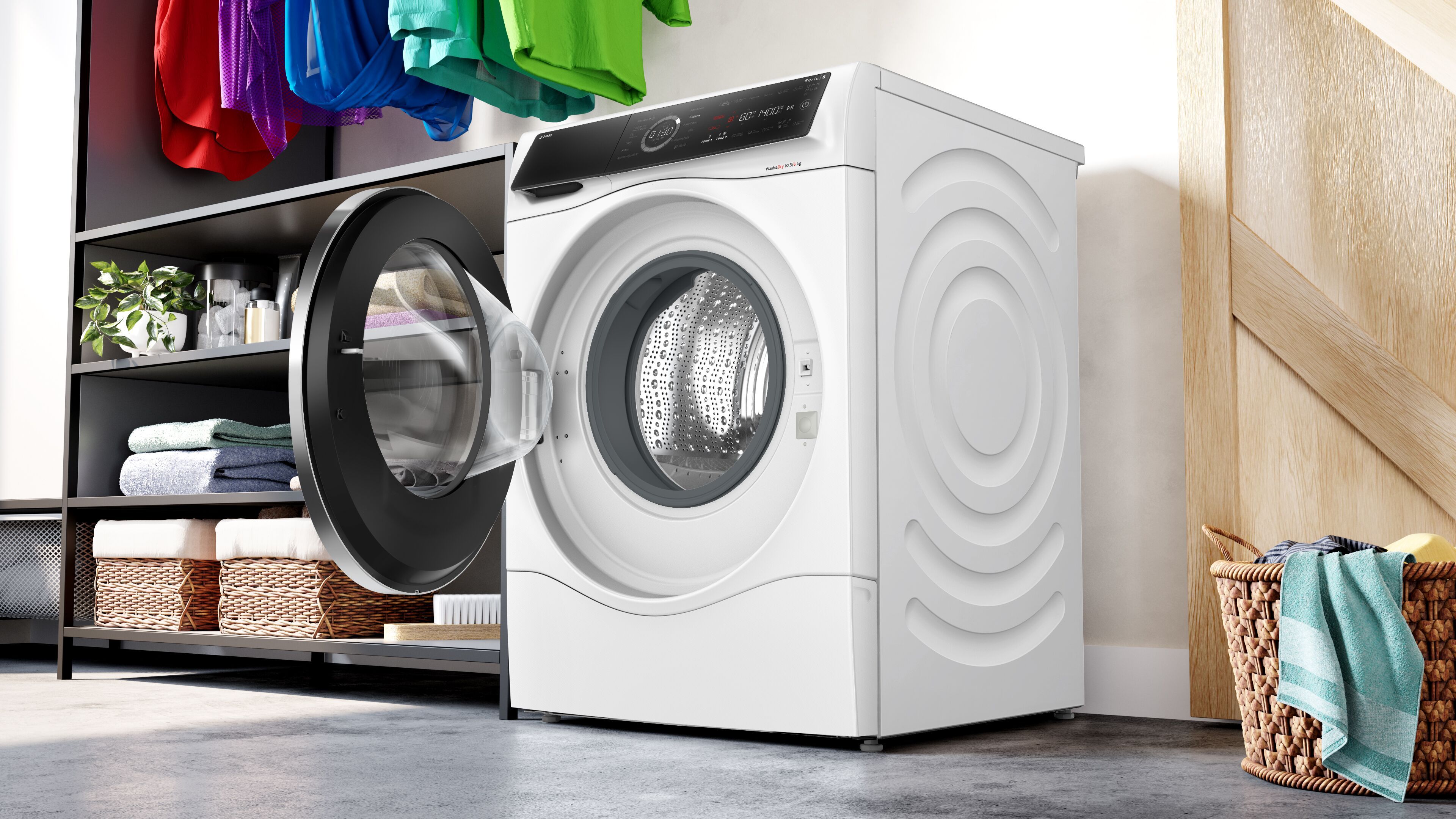 Пральна машина з сушкою Bosch Serie 8 WNC254A0ME