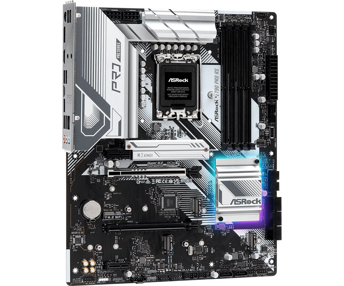 ASRock Материнська плата Z790 PRO RS s1700 Z790 4xDDR5 HDMI DP ATX