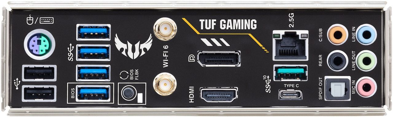 ASUS Материнcька плата TUF GAMING B550M-PLUS WIFI II sAM4 B550 4xDDR4 M.2 HDMI DP Wi-Fi BT mATX
